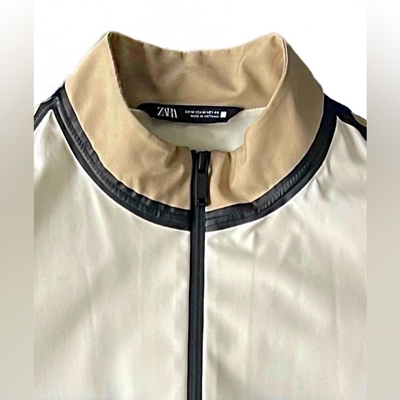 Zara Man Water Repellent Color-Block Jacket - Picture 3 of 3